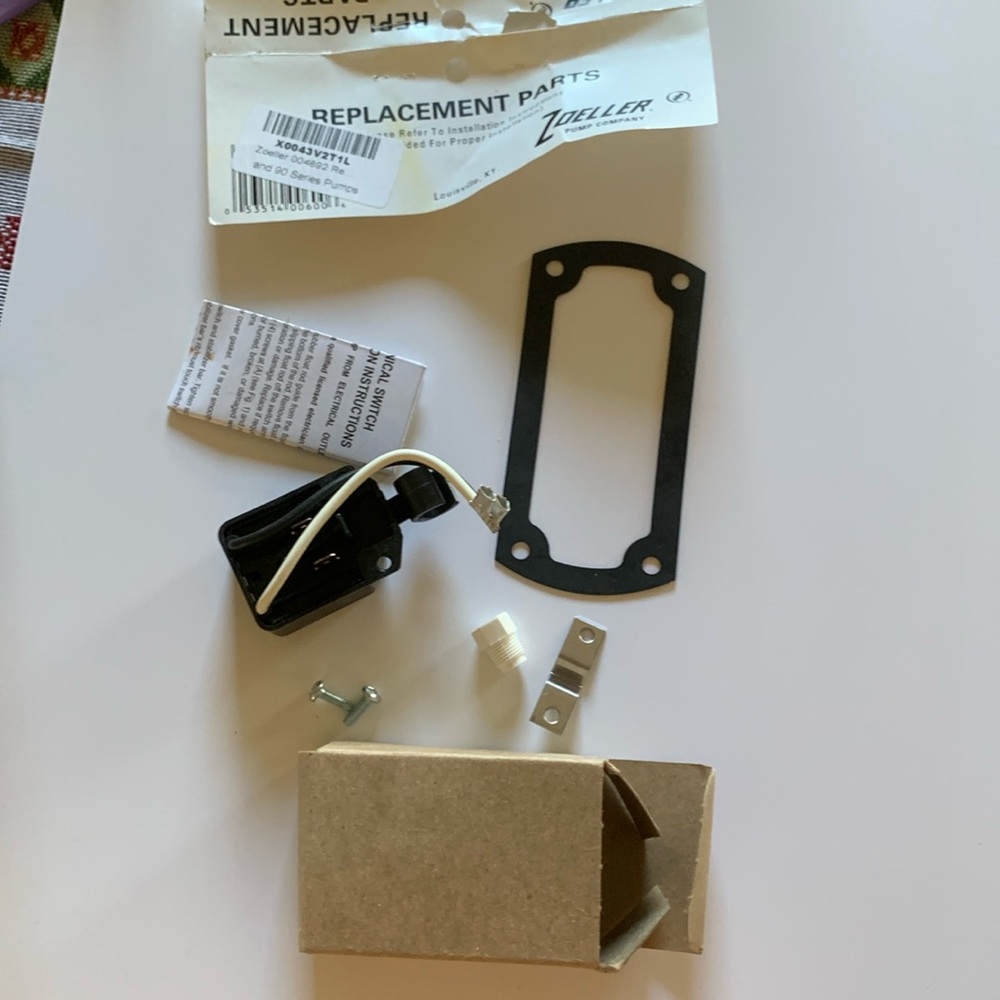 Zoeller 004892 Replacement Switch for 50 and 90 Series Pumps
